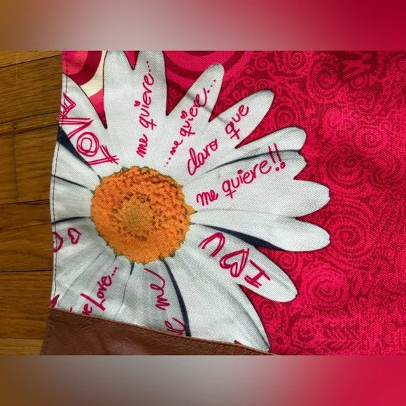 DESIGUAL canvas and leather messenger bag! - Picture 9 of 16